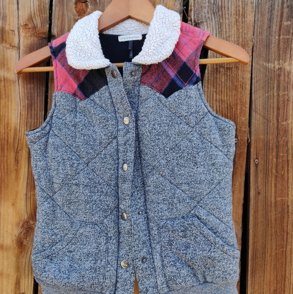 Faux Wool and Cotton vest
